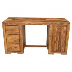 Kolonialne drewniane biurko 80x150x60