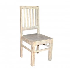 Kolonialne drewniane krzesło 100