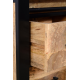 Industrialny drewniany regał 200x120x40