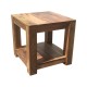 Stolik z drewna mango 45x45x45