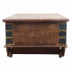 Kolonialny drewniany kufer 116x40x46