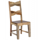 Kolonialne drewniane krzesło 110