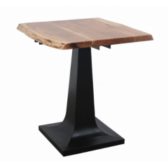 Loftowy stół z akacji 70x70x80