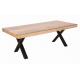 Industrialny drewniany stół 200x90