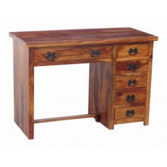 Drewniane indyjskie biurko 110x50x76