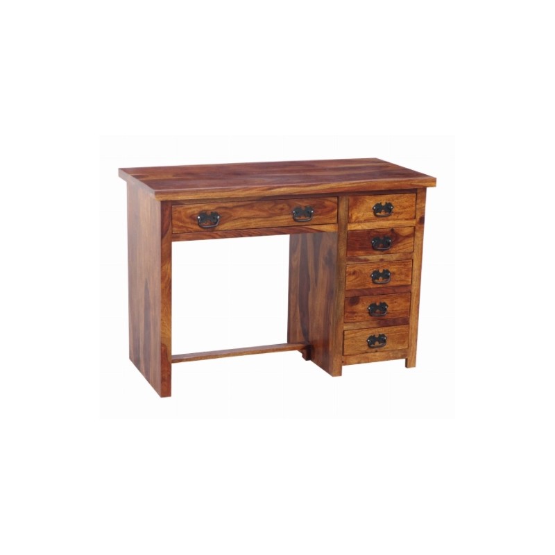 Drewniane indyjskie biurko 110x50x76