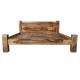 Kolonialne drewniane łóżko 180x200