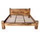Kolonialne drewniane łóżko 180x200