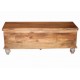 Kolonialny drewniany kufer 117x43x45