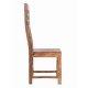 Satynowe drewniane krzesło