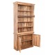 Klasyczna drewniana Biblioteczka 120x42x250