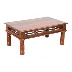 Drewniany indyjski stolik 115x70x50