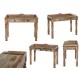 Kolonialne biurko z drewna mango 110x55x80