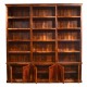 Klasyczna drewniana biblioteka 270x45x270