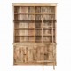 Biblioteka z drewna mango 180x42x250