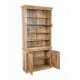 Biblioteka z drewna mango 120x42x250