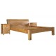 Drewniane kolonialne łóżko 160x200