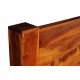 Nowoczesne drewniane łóżko 120x200